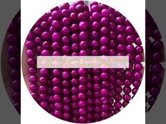 Various Smooth Round Loose Chalcedony Stone Beads Đá quý cho vòng tay Beads làm đồ trang sức