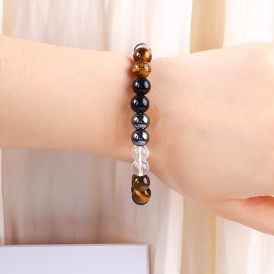 Bàn tay làm bằng tay nhựa tự nhiên Gemtone Gemtone bảo vệ vòng đeo tay để chữa bệnh