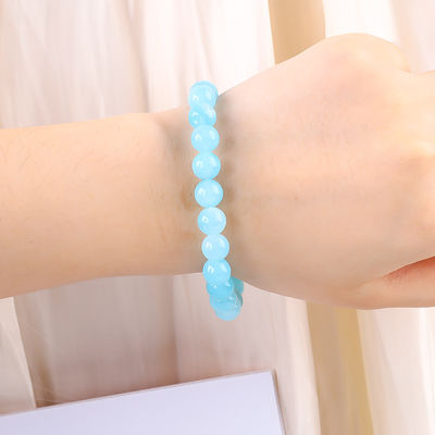 Chiếc đeo tay đá quý chữa bệnh Aquamarine Chiếc đeo tay chữa bệnh Party Jewelry OEM