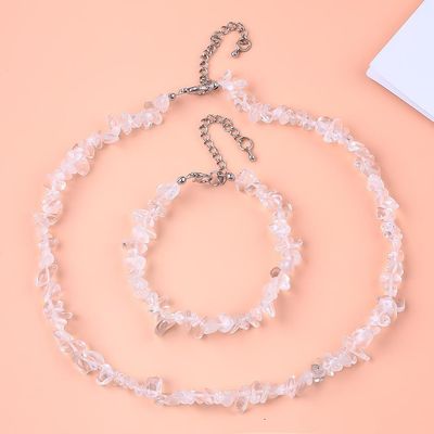 Sản phẩm thủ công Chips điều chỉnh Đá sỏi Vòng đeo tay Vòng đeo cổ Tiếng tinh thể bất thường Phục hồi năng lượng đồ trang sức