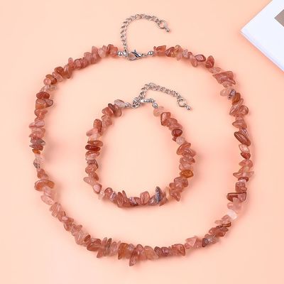 Sản phẩm thủ công Chips điều chỉnh Đá sỏi Vòng đeo tay Vòng đeo cổ Tiếng tinh thể bất thường Phục hồi năng lượng đồ trang sức