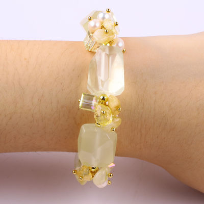 Vòng đeo tay đá quý Đồ đeo tay Đồ đeo mặt bằng bằng đá thiên nhiên Đồ trang sức ngọc trai Đồ đeo hàng ngày
