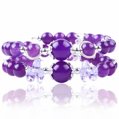 Năng lượng chữa bệnh Vòng đeo đeo hạt đá quý nữ 4/6/8/10/12mm