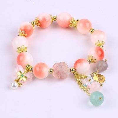 Đồ trang sức của bữa tiệc Ngọc đá đeo vòng tay kéo dài để tặng quà