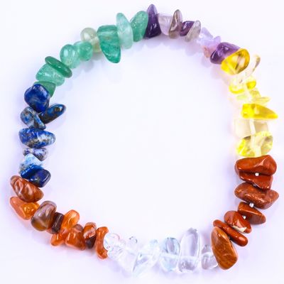 Chiếc đai phi thường Đá Than Khả năng chữa bệnh Chakra Vàng đá tự nhiên OEM ODM
