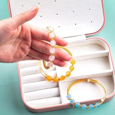 Sợi bao bọc chữa bệnh vòng hạt đá quý vòng tay vòng tay đồ trang sức