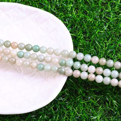 She Tai Jade vòng hạt đá quý tinh thể tự nhiên khác nhau kích thước hạt lỏng chuỗi hạt cho tự làm đồ trang sức