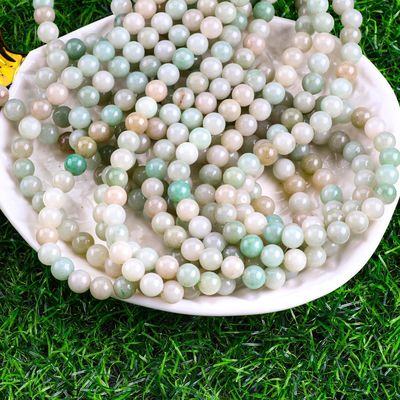 She Tai Jade vòng hạt đá quý tinh thể tự nhiên khác nhau kích thước hạt lỏng chuỗi hạt cho tự làm đồ trang sức