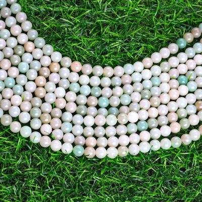 She Tai Jade vòng hạt đá quý tinh thể tự nhiên khác nhau kích thước hạt lỏng chuỗi hạt cho tự làm đồ trang sức
