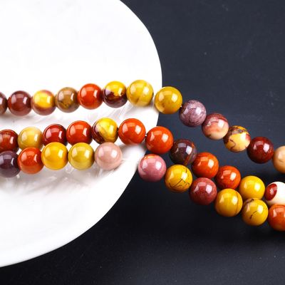 8mm trứng tự nhiên lòng đỏ đá đá quý Ngọc vật đá tinh thể chữa bệnh Ngọc vật làm đồ trang sức