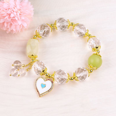Nhẫn vòng tròn đơn màu trắng tự nhiên 14MM có nhiều mặt vòng tròn đeo để thiền