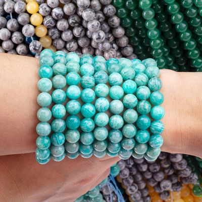 8mm Tianhe Ngọc đá đinh chữa bệnh Ngọc đá tinh thể để làm đồ trang sức