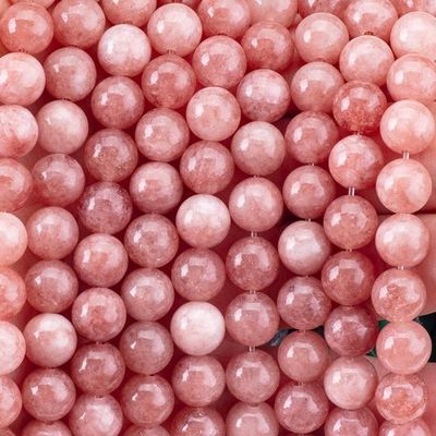 8mm đá mặt trời hạt đá quý làm lành hạt đá tinh thể để làm đồ trang sức