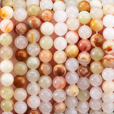 8mm Afghan Jade đá quý đinh kim cương để làm đồ trang sức