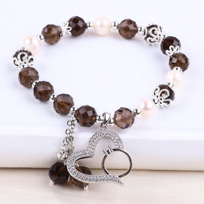 Đá thạch anh và viên ngọc trai trắng Reiki chữa bệnh