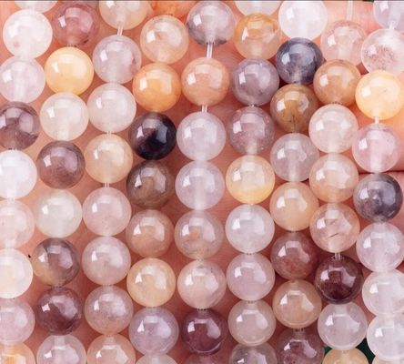 Violet Stone Loose Bead Strands 4mm Semi Precious Beads cho đồ trang sức bữa tiệc