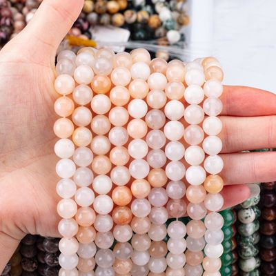 2mm Pink Aventurine Semi Precious Gem Beads hình tròn