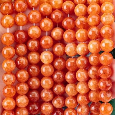 8MM Crystal Đen Đen Đen Aventurine chữa bệnh Gemsotne vòng lỏng đinh cho đồ trang sức thủ công