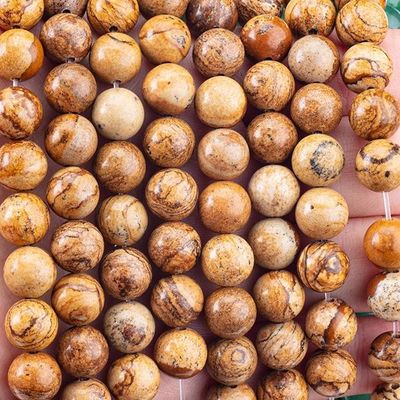 8mm Hình Jasper Ngọc quý Ngọc đá Thủy tinh để làm đồ trang sức