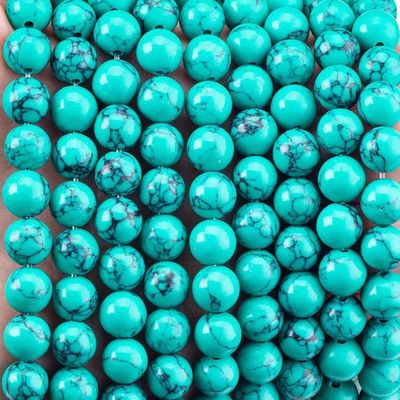 8MM Green Turquoise Bulk Beads Strands For Jewelry Making Bracelet Necklace Earring Vòng đeo cổ