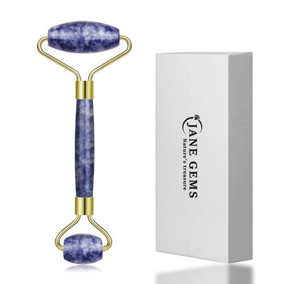 Đồ cầm tay Bule Dot Stone Crystal Jade Face Roller Cho Mắt Sưng