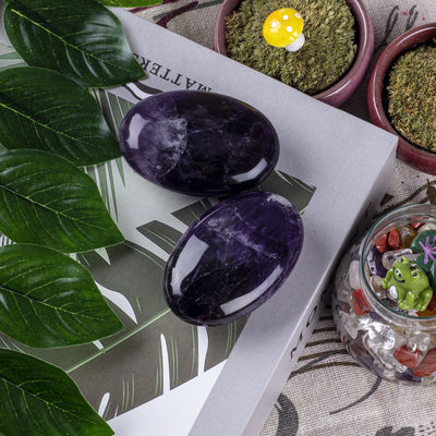 Đá đốm Amethyst tự nhiên Đá đốm Amethyst Đá quý túi Amethyst Đá lo lắng Để giảm căng thẳng Trang trí nhà