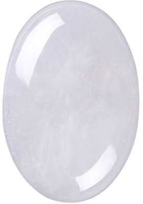 Thạch anh tinh khiết tự nhiên đá cọ Unisex hình bầu dục tinh khiết đá cho Reiki năng lượng Chakra thiền giải phóng lo âu