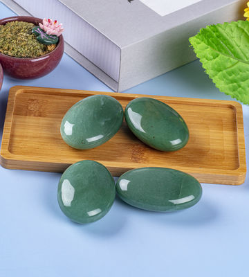 Đá nhựa Aventurine xanh tự nhiên được đánh bóng Đá nhựa Aventurine màu xanh lá cây Đá đá quý để giảm căng thẳng