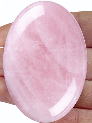 Natural Rose Quartz Palm Stone Healing Polished Pocket Rose Quartz Rock Stones Đá lo lắng Giảm lo lắng
