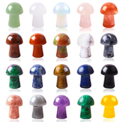 0.8 inch / 20mm đá quý hình nấm tinh thể cho đồ trang sức DIY