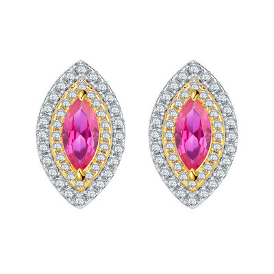 Marquise Shape Exclusive Craftsmanship Bàn tai Đá quý Zircon Đồ trang sức cưới