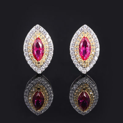 Marquise Shape Exclusive Craftsmanship Bàn tai Đá quý Zircon Đồ trang sức cưới