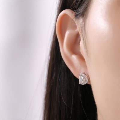 Moissanite 925 Sterling Silver Stud Bàn tai hỗ trợ OEM ODM