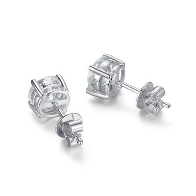 18k Gold Moissanite Diamond Stud Bàn tai vàng trắng Hỗ trợ tùy chỉnh