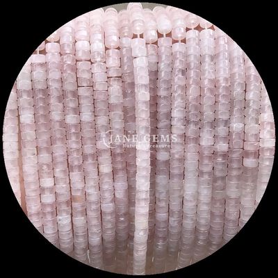 Đá quý Rondelle Beads Loose Drum Bead HeShi hình dạng sợi cho làm đồ trang sức