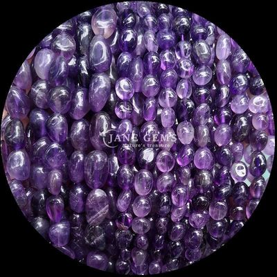 Đá quý tinh thể tự nhiên hình dạng không đều Rose Quartz / Strawberry Quartz / Amethyst / Clear Quartz Loose Bead Strands