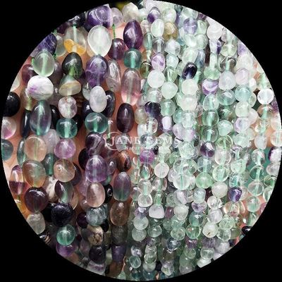 Ngọc quý hạt tinh thể tự nhiên Lapis Lazuli hình dạng không đều Sợi hạt lỏng cho đồ trang sức hạt