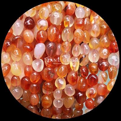 Ngọc quý hạt tinh thể tự nhiên Lapis Lazuli hình dạng không đều Sợi hạt lỏng cho đồ trang sức hạt