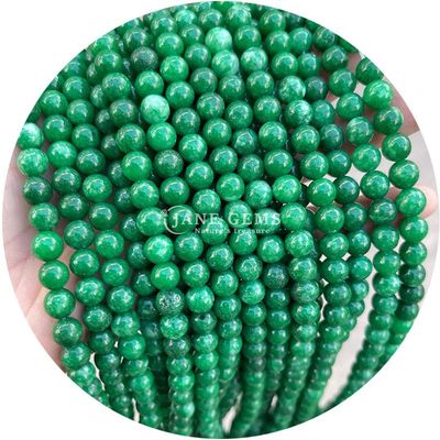 Sản phẩm bán buôn vòng đá tự nhiên hạt vòng lỏng hạt đá quý phụ kiện 8mm Aquamarine lỏng hạt cho đồ trang sức DIY
