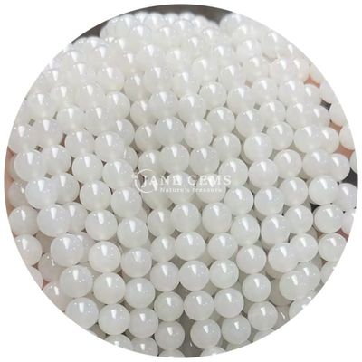 Sản phẩm bán buôn vòng đá tự nhiên hạt vòng lỏng hạt đá quý phụ kiện 8mm Aquamarine lỏng hạt cho đồ trang sức DIY