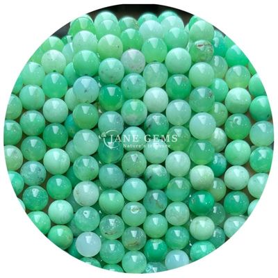 Sản phẩm bán buôn vòng đá tự nhiên hạt vòng lỏng hạt đá quý phụ kiện 8mm Aquamarine lỏng hạt cho đồ trang sức DIY