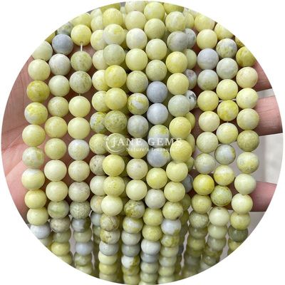 Sản phẩm bán buôn vòng đá tự nhiên hạt vòng lỏng hạt đá quý phụ kiện 8mm Aquamarine lỏng hạt cho đồ trang sức DIY