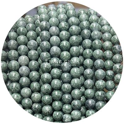 Sản phẩm bán buôn vòng đá tự nhiên hạt vòng lỏng hạt đá quý phụ kiện 8mm Aquamarine lỏng hạt cho đồ trang sức DIY