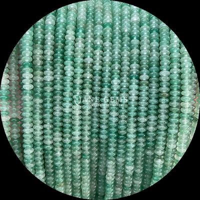 Các loại đá quý khác nhau Rondelle Abacus hình dạng Sodalite Green Aventurine Loose Bead Strands cho thiết kế đồ trang sức