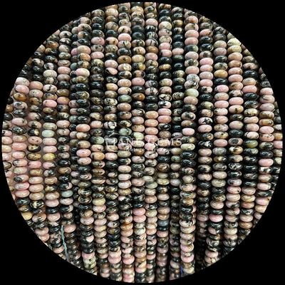 Các loại đá quý khác nhau Rondelle Abacus hình dạng Sodalite Green Aventurine Loose Bead Strands cho thiết kế đồ trang sức