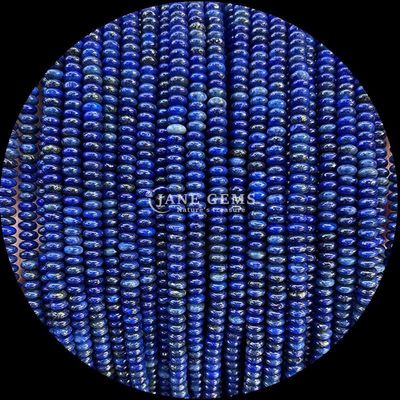 Đá quý tự nhiên Rondelle Abacus hình hạt màu hồng Aventurine Lapis Lazuli Sợi hạt lỏng lỏng cho năng lượng chữa bệnh