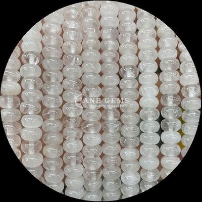Kích thước tùy chỉnh Ngọc trai Bead Rondelle Abacus hình dạng đá quý Carnelian Quartz rõ ràng Loose Bead Strands cho làm đồ trang sức