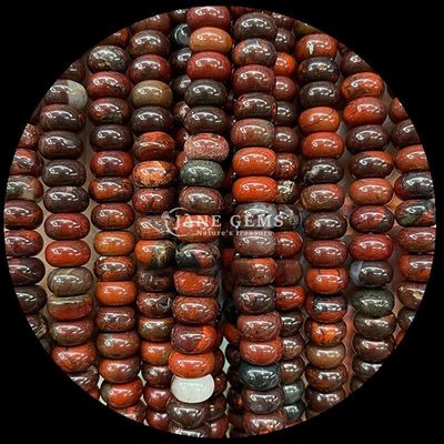 Kích thước tùy chỉnh Ngọc trai Bead Rondelle Abacus hình dạng đá quý Carnelian Quartz rõ ràng Loose Bead Strands cho làm đồ trang sức