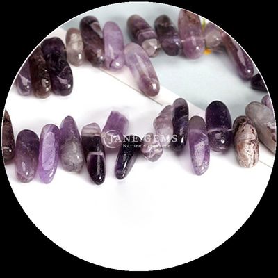 Đá quý tinh thể tự nhiên hình dạng răng không đều hạt đánh bóng chip sỏi sợi hạt lỏng cho làm đồ trang sức DIY
