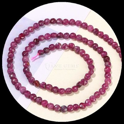 Hình dạng phẳng hạt đốm đá quý hình dạng tròn Tourmaline Peridot sợi hạt lỏng cho làm đồ trang sức DIY